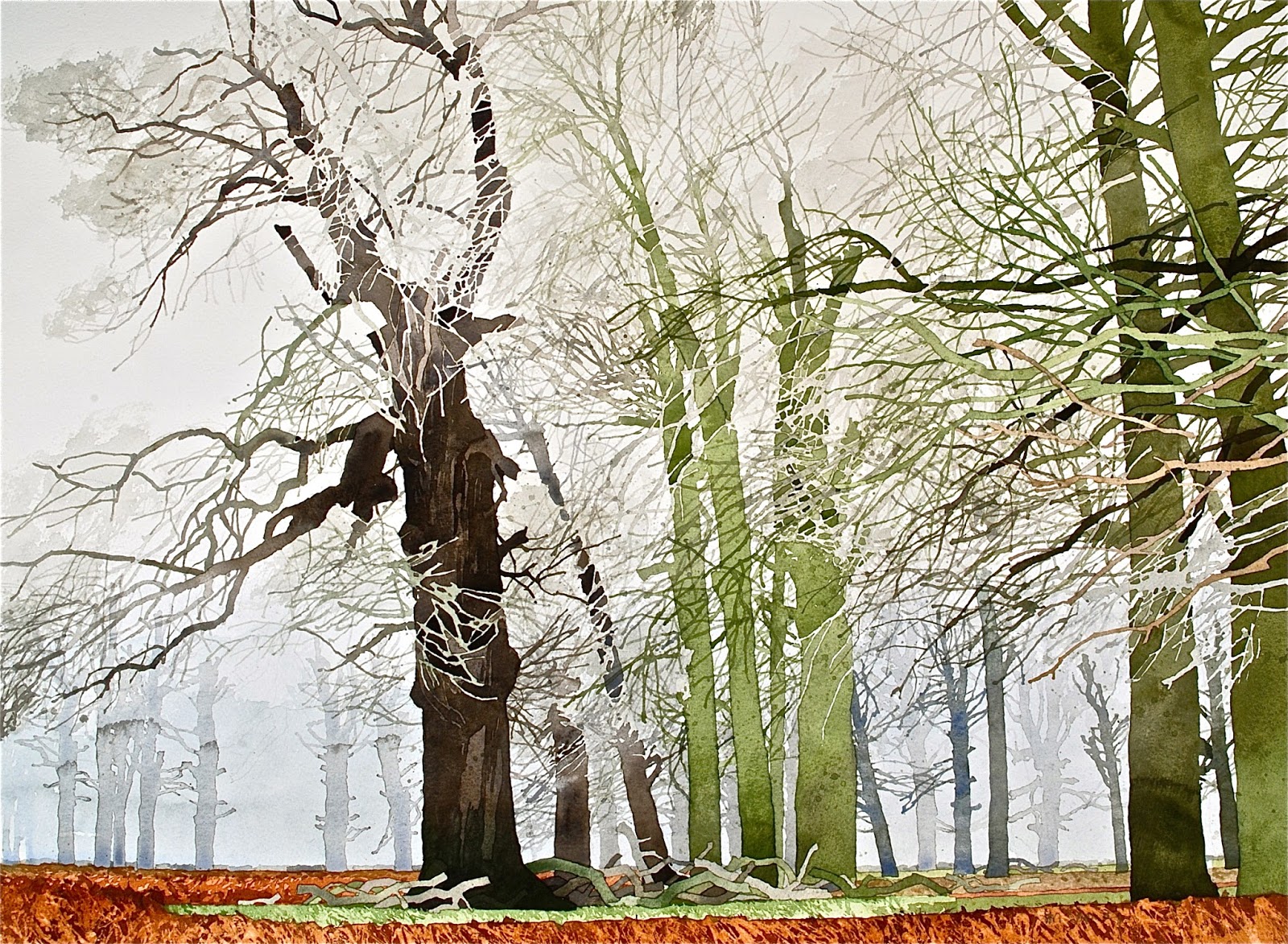 Ian Sidaway акварель